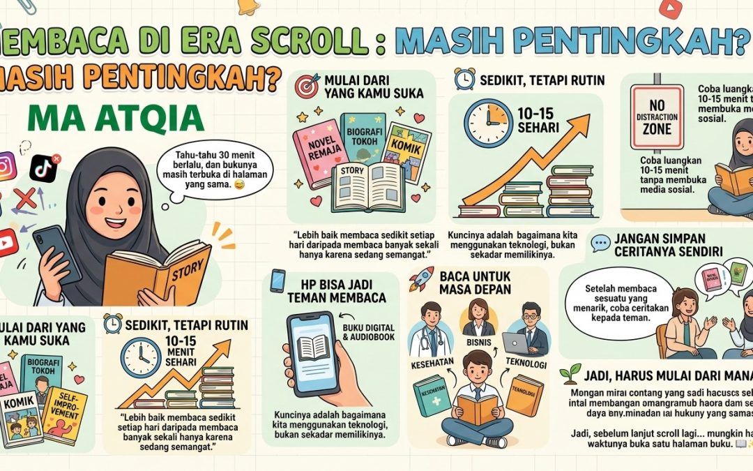 Membaca di Era Scroll: Masih Pentingkah?